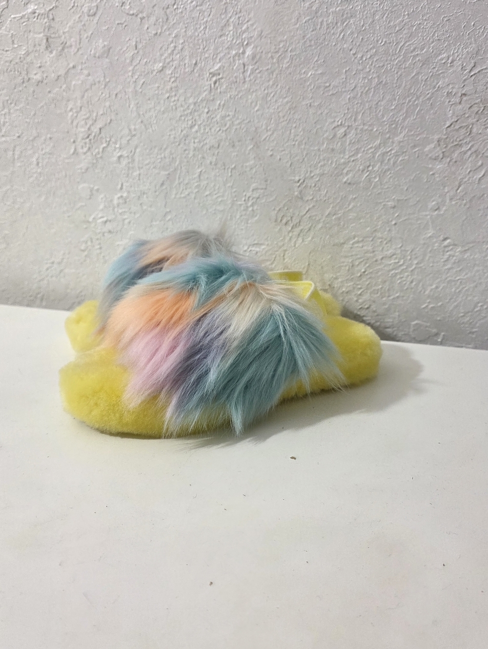 UGG Fluff Yeah Tie Dye Slide Slip On Slipper Sandals Youth Girls Size 3